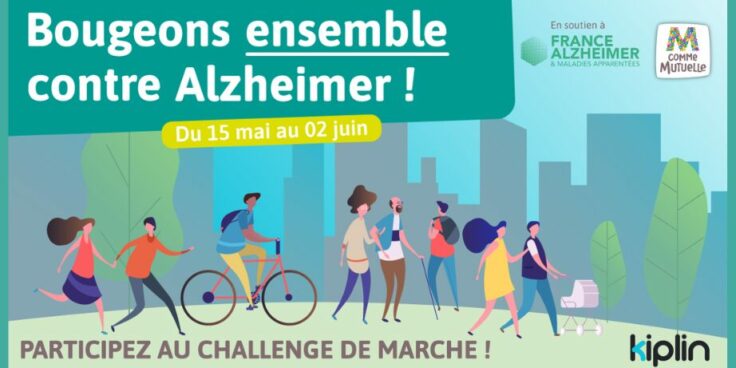 M comme Mutuelle vous invite à son challenge de marche connecté : « Bougeons Ensemble contre Alzheimer »