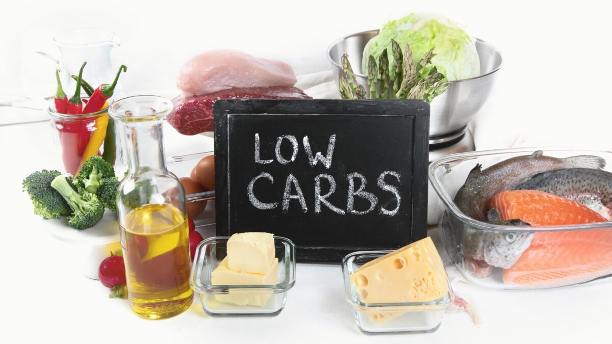 régime avec aliments low carbs