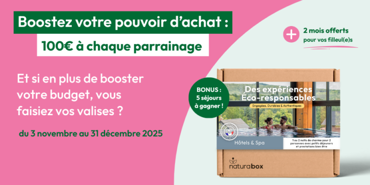 🎁 100 € en parrainant vos proches